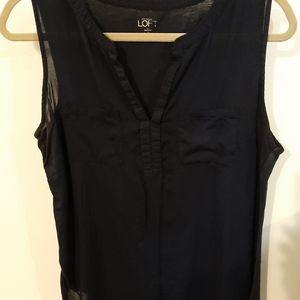 100 % rayon / 100 % cotton tank blouse